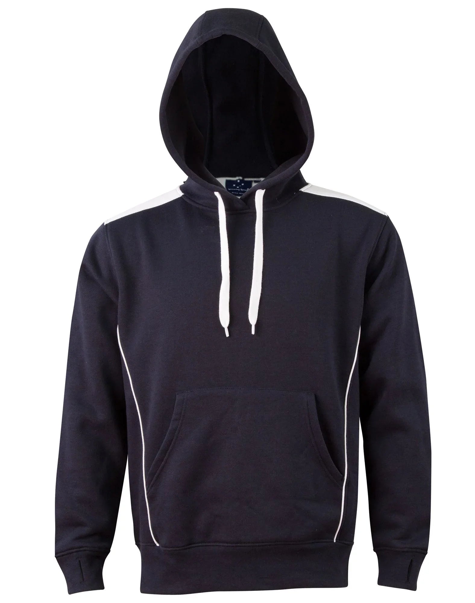 Adults’ Close Front Contrast Fleece Hoodie FL19 - PrintaPromo