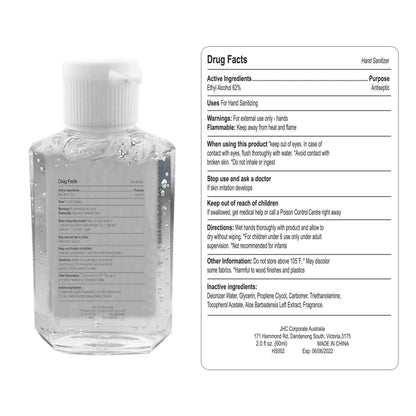60ml Hand Sanitiser Gel - PrintaPromo