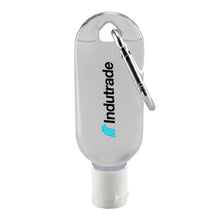 30ml Gel Hand Sanitiser with Carabiner - PrintaPromo