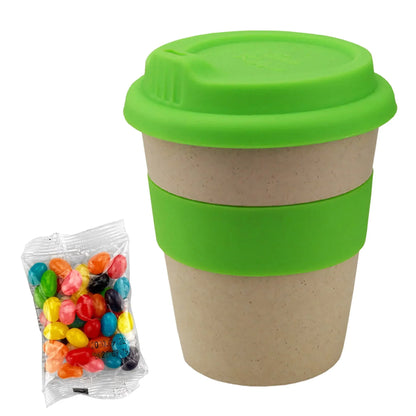 Jelly Bean In 8oz Bamboo Cup - PrintaPromo