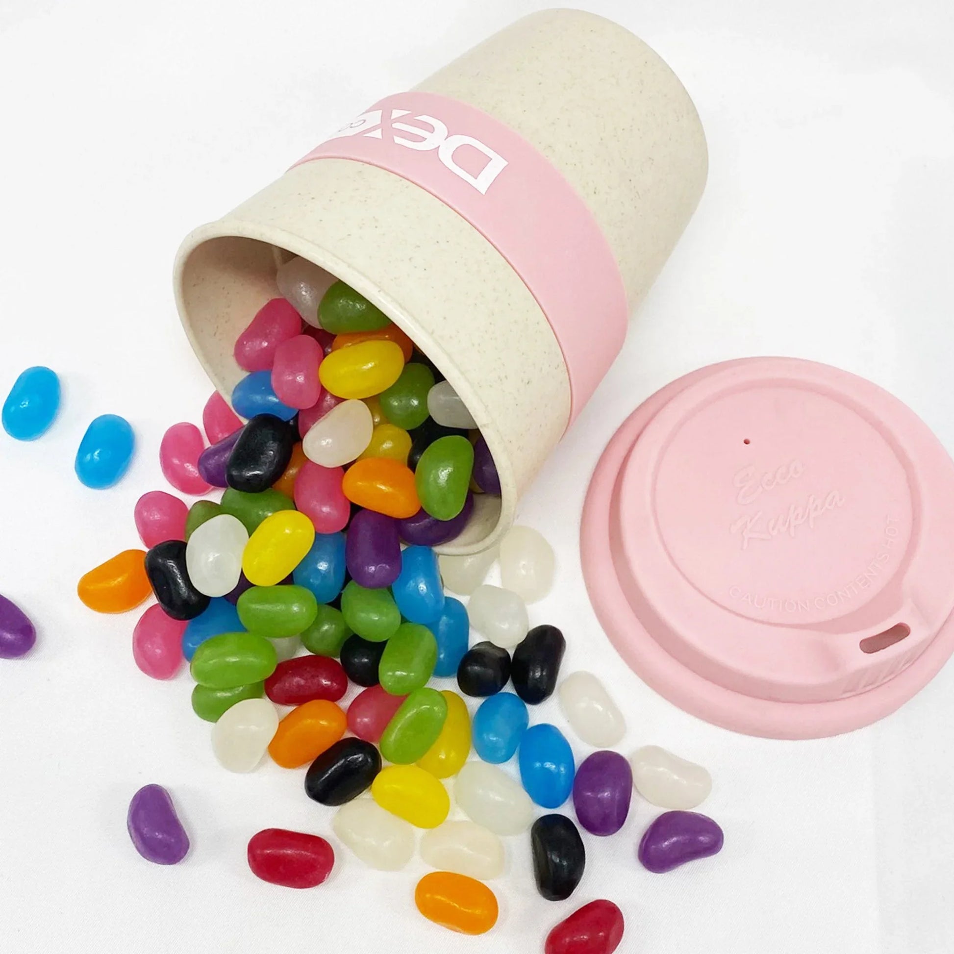 Jelly Bean In 8oz Bamboo Cup - PrintaPromo