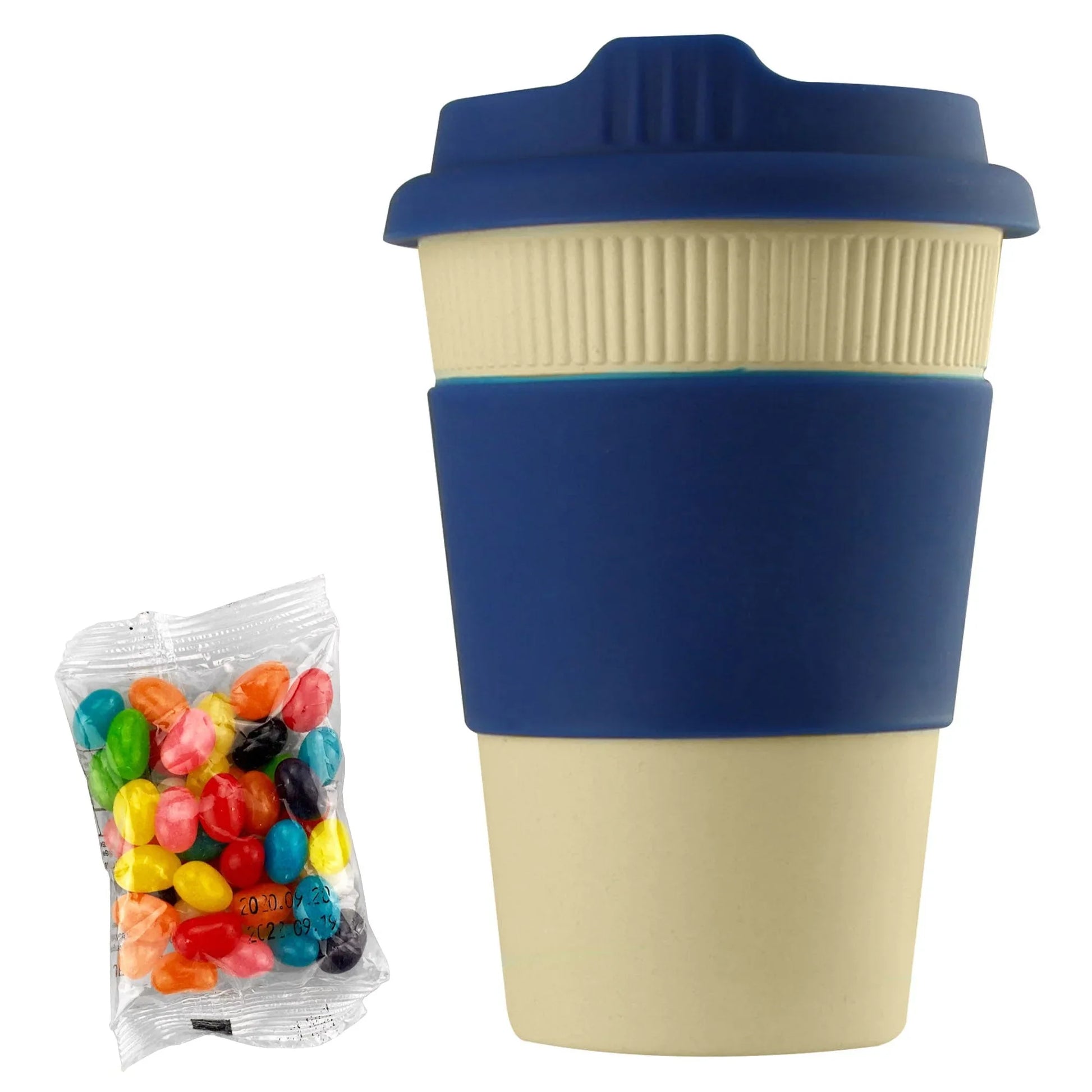 Jelly Bean In 12oz Bamboo Cup - PrintaPromo