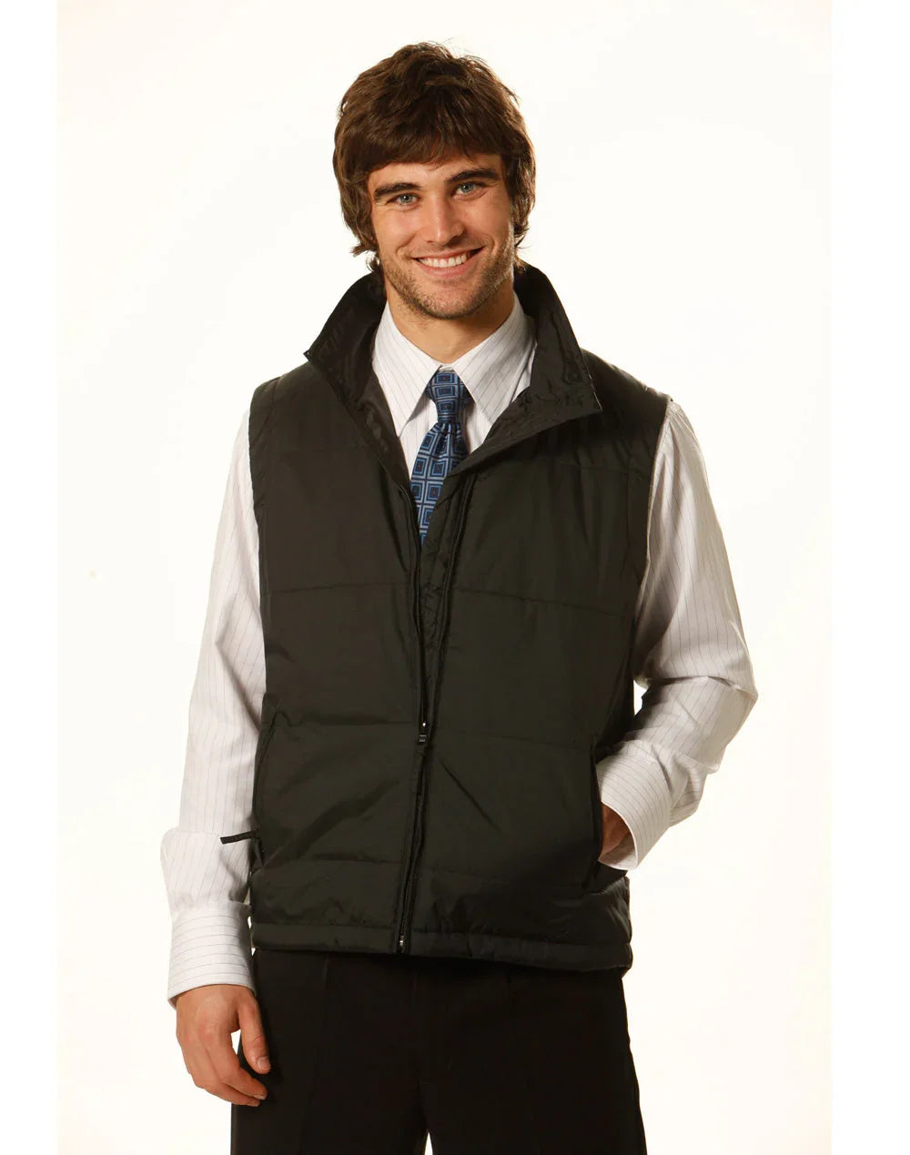 Mens Nylon Rip-stop Padded Vest JK29 - PrintaPromo