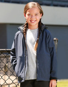 Kids Softshell Hooded Jacket JK33K - PrintaPromo