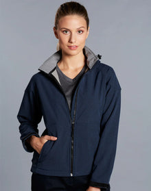 Ladies Softshell Hood Jacket JK34 - PrintaPromo