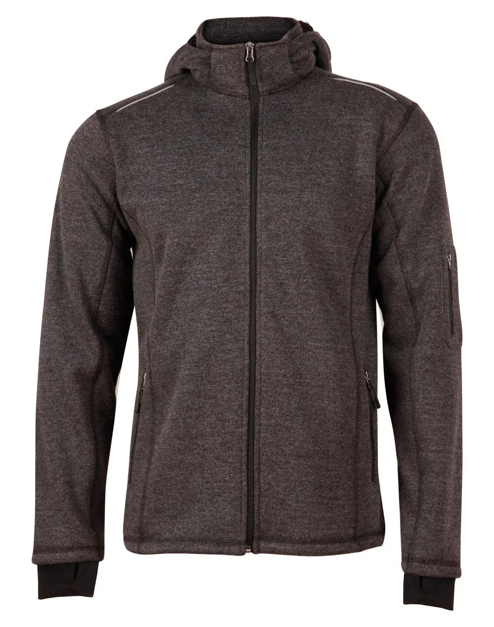 Mens Heather Bonded Coral Fleece Jacket JK41 - PrintaPromo