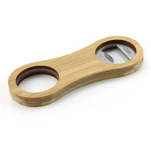Intox Bamboo Bottle Opener Key Ring - PrintaPromo