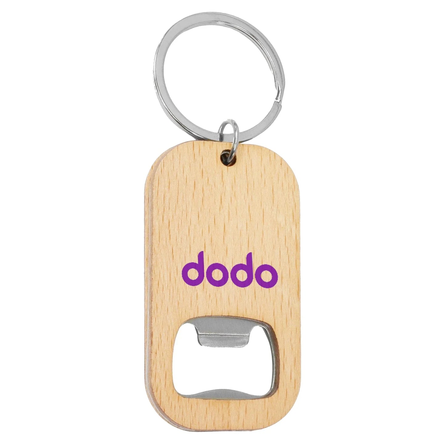 Bamboo Bar Bottle Opener Key Ring - PrintaPromo
