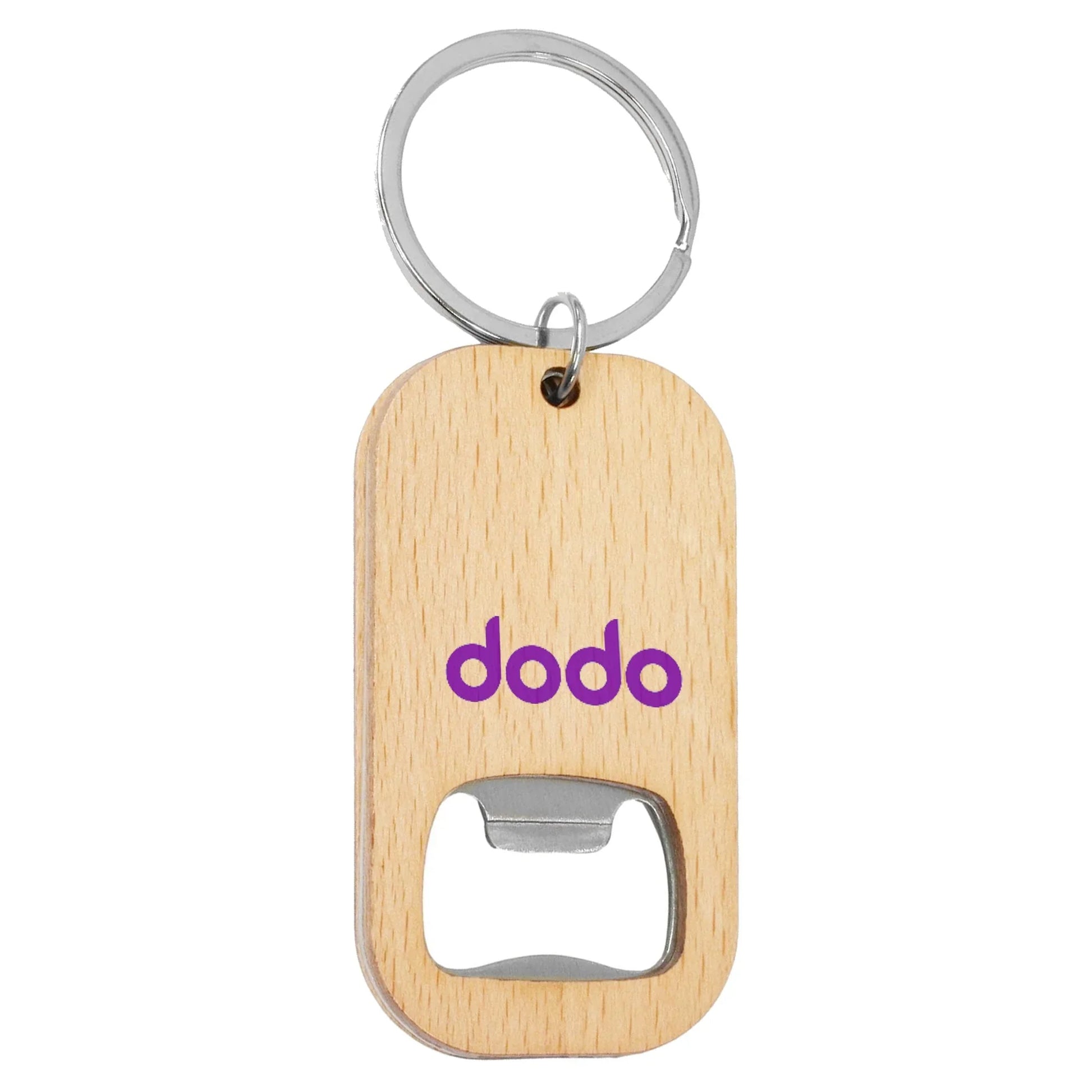 Bamboo Bar Bottle Opener Key Ring - PrintaPromo