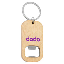 Bamboo Bar Bottle Opener Key Ring - PrintaPromo