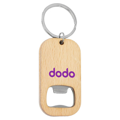 Bamboo Bar Bottle Opener Key Ring - PrintaPromo