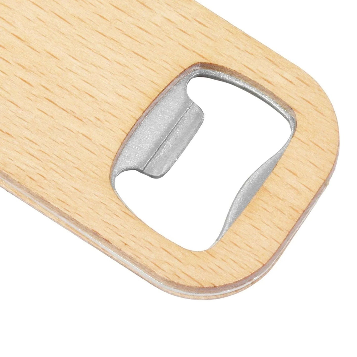 Bamboo Bar Bottle Opener Key Ring - PrintaPromo