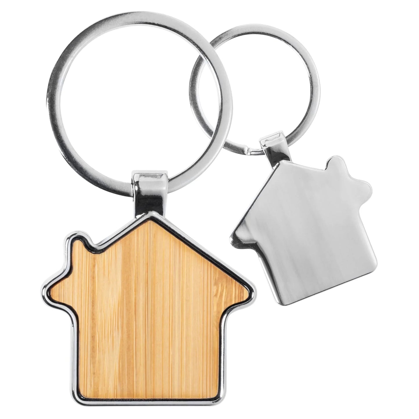 Bamboo House Key Ring - PrintaPromo
