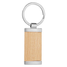 Wood Panel Key Ring - PrintaPromo