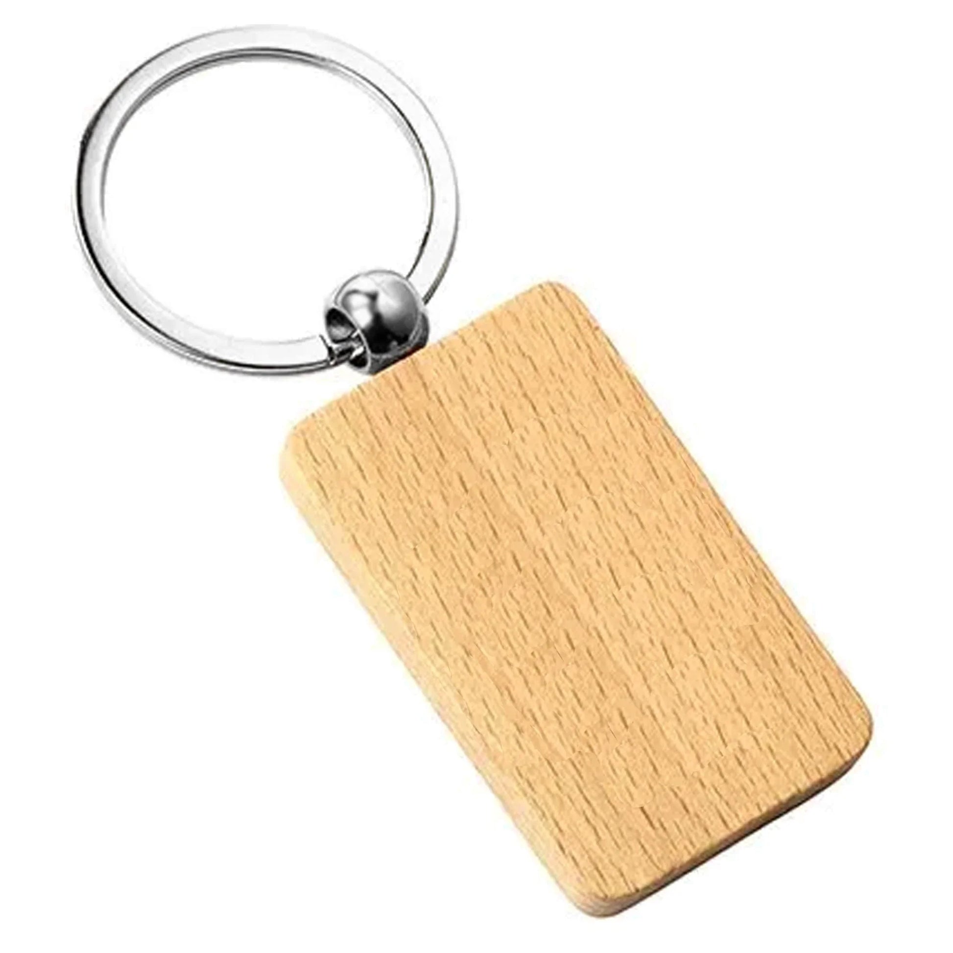 Wood Euro Key Ring - PrintaPromo