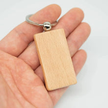 Wood Euro Key Ring - PrintaPromo