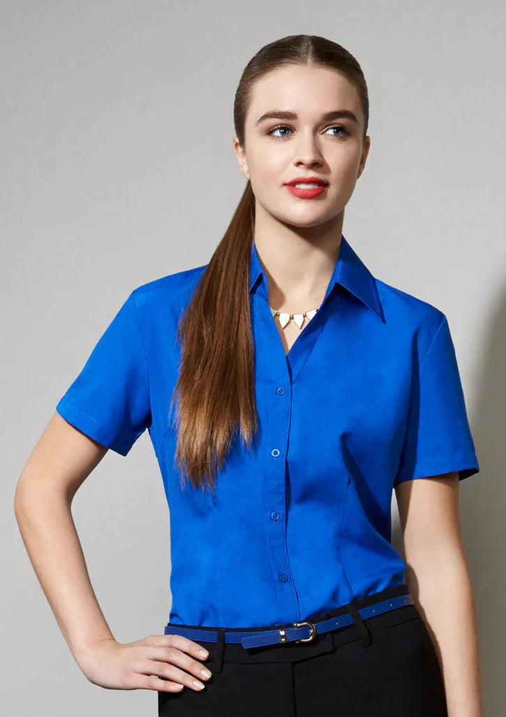 Ladies Plain Oasis Short Sleeve Shirt LB3601 - PrintaPromo
