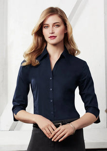 Ladies Metro 3/4 Sleeve Shirt LB7300 - PrintaPromo