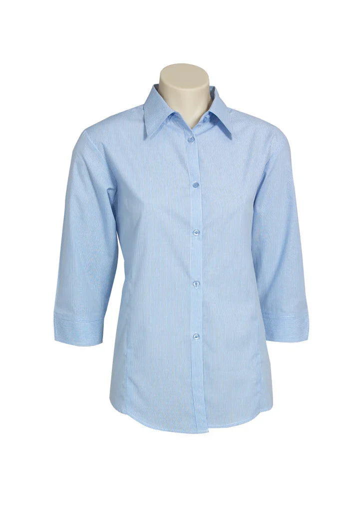 Ladies Micro Check 3/4 Sleeve Shirt LB8200 - PrintaPromo