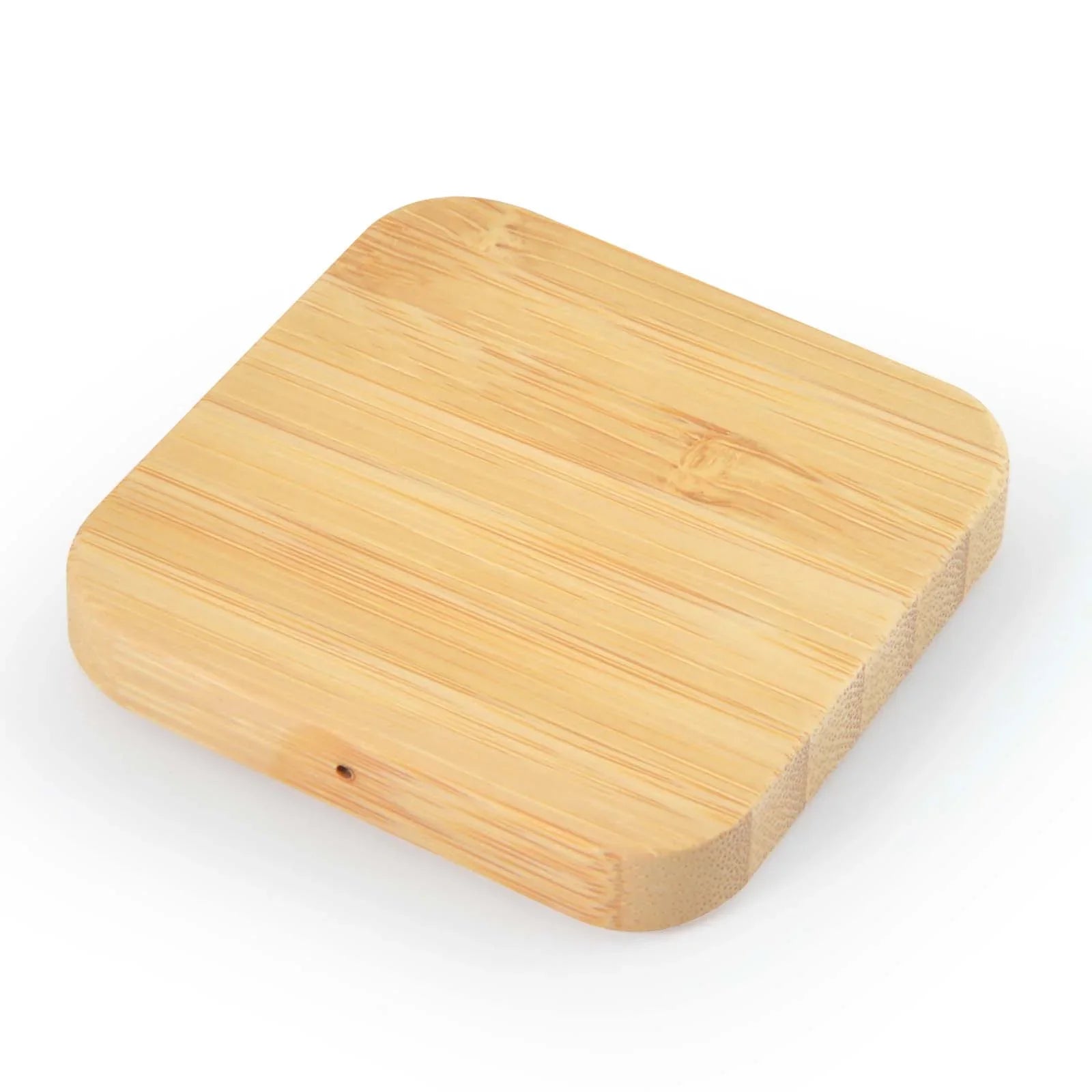 Arc Square Bamboo Wireless Charger - PrintaPromo