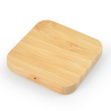 Arc Square Bamboo Wireless Charger - PrintaPromo