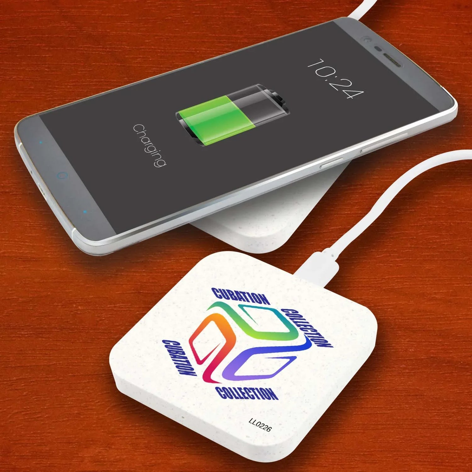 Arc Eco Square Wireless Charger - PrintaPromo
