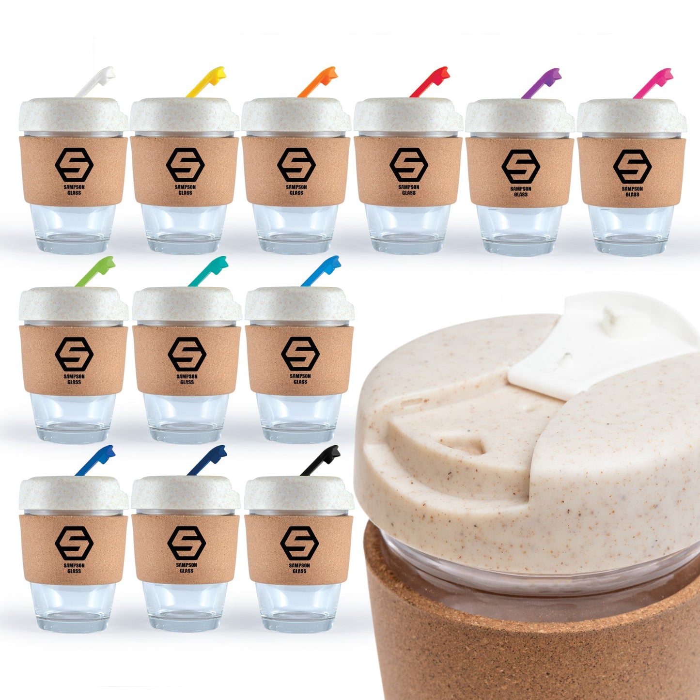 LL0414 Vienna Eco Coffee Cup /  Cork Band