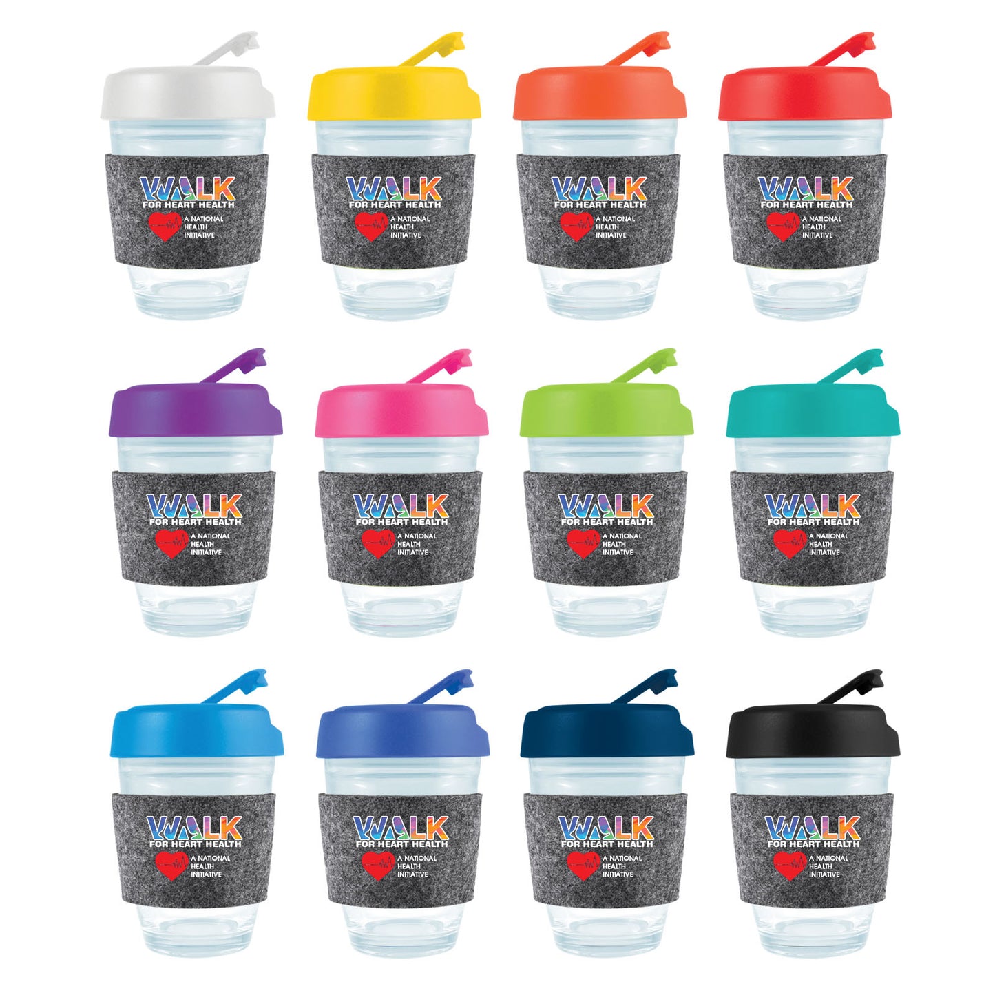 LL0449 Vienna Coffee Cup / Flip Lid / RPET Band