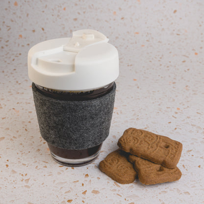 LL0449 Vienna Coffee Cup / Flip Lid / RPET Band