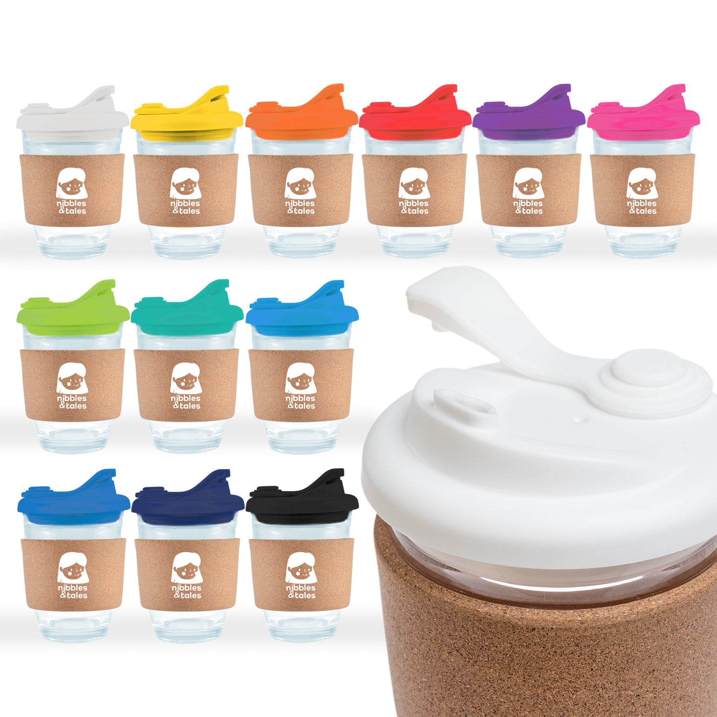 LL0461 Vienna Coffee Cup / Snap Lid / Cork Band