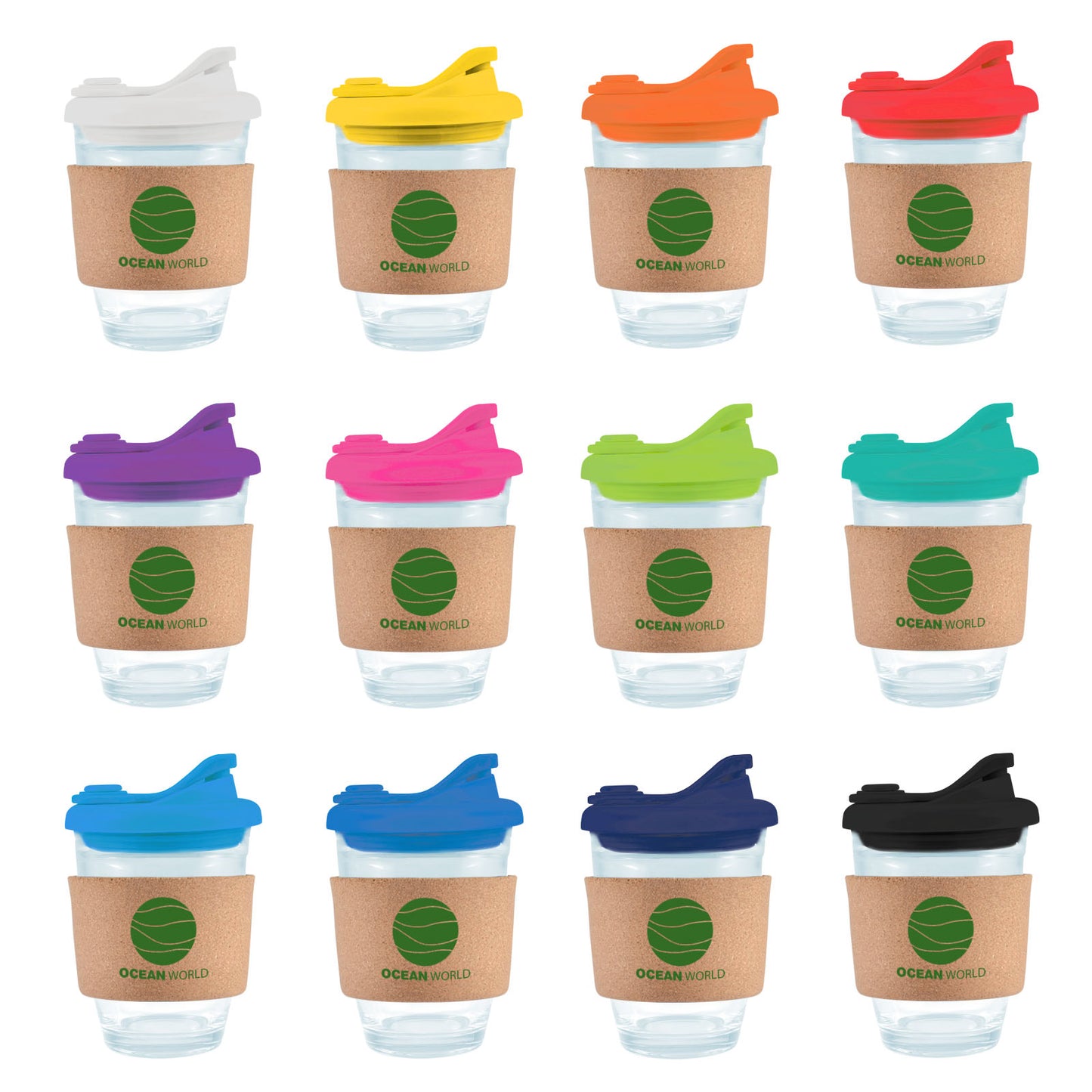 LL0461 Vienna Coffee Cup / Snap Lid / Cork Band