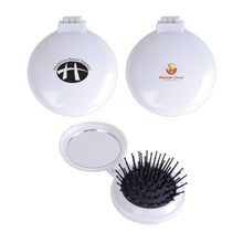 Compact Pop Up Brush / Mirror Set - PrintaPromo