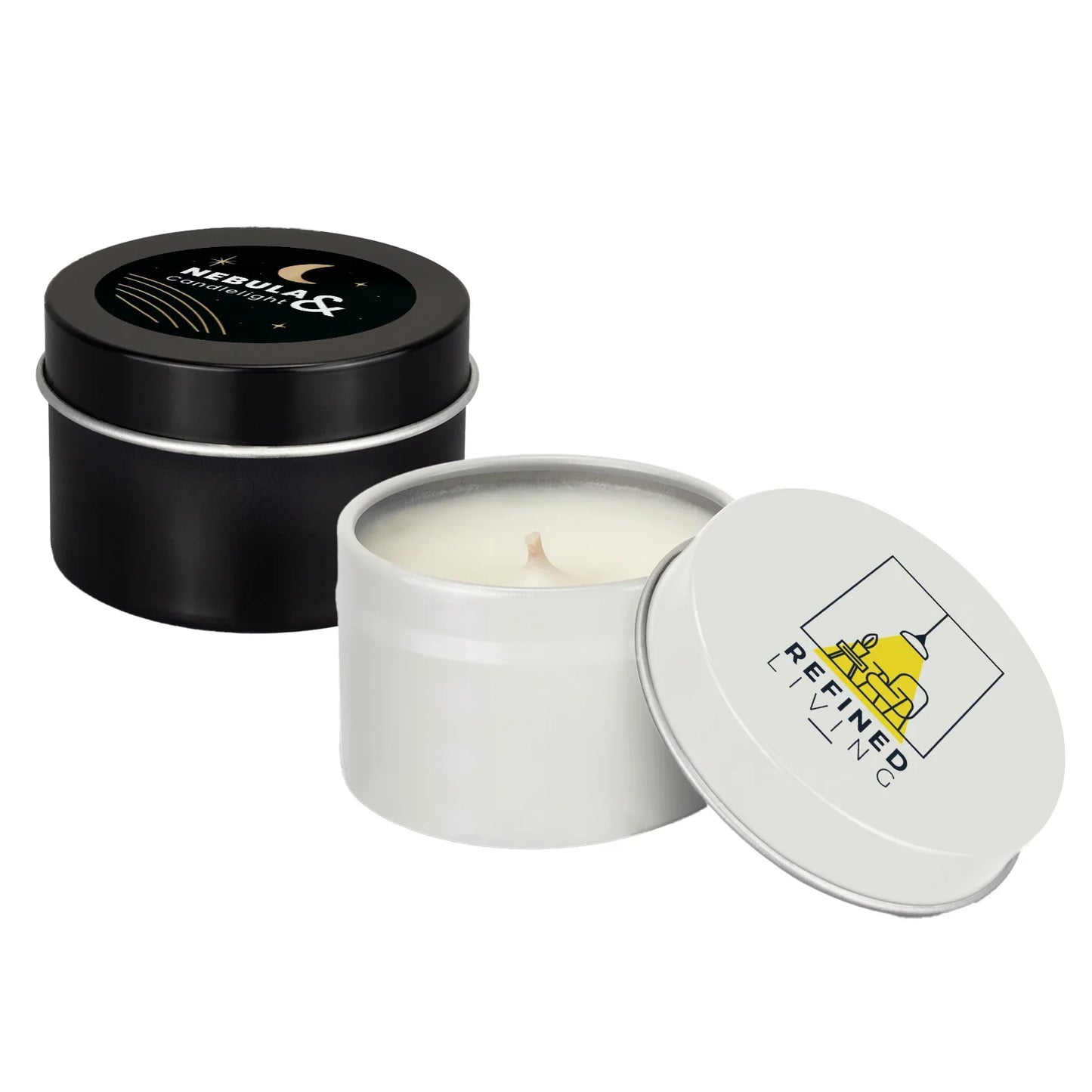 Petite Candle in Tin - PrintaPromo