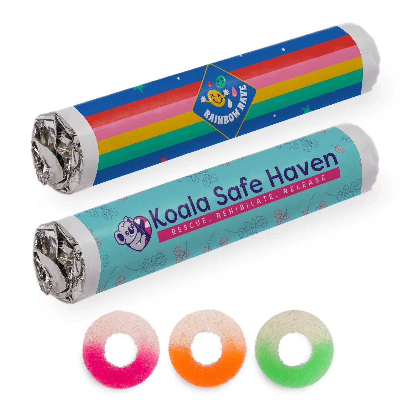 Assorted Flavour Fruit Rings - PrintaPromo