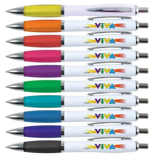 Viva Pen - White Barrel - PrintaPromo