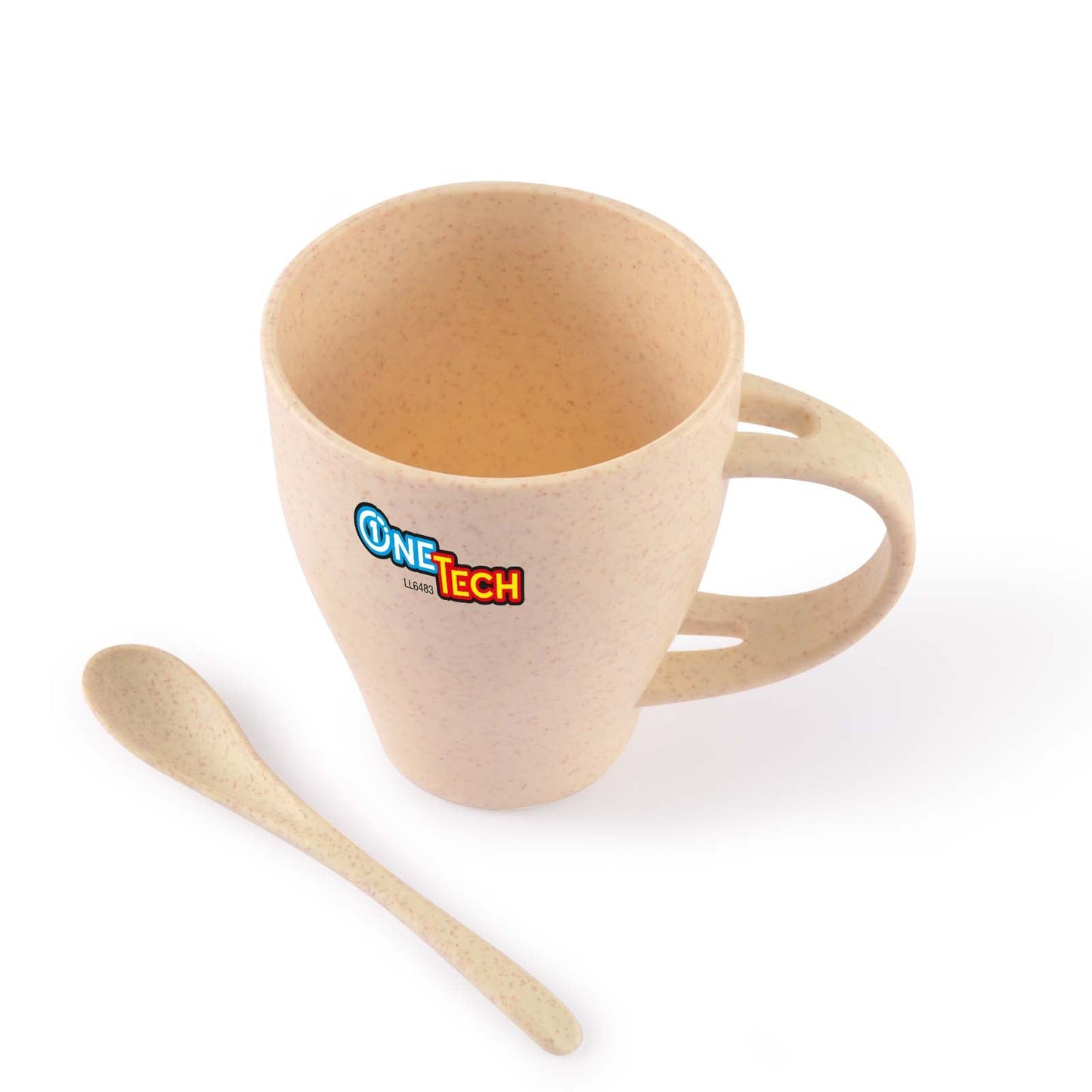 LL6483 Avenue Wheat Fibre Cup and Spoon