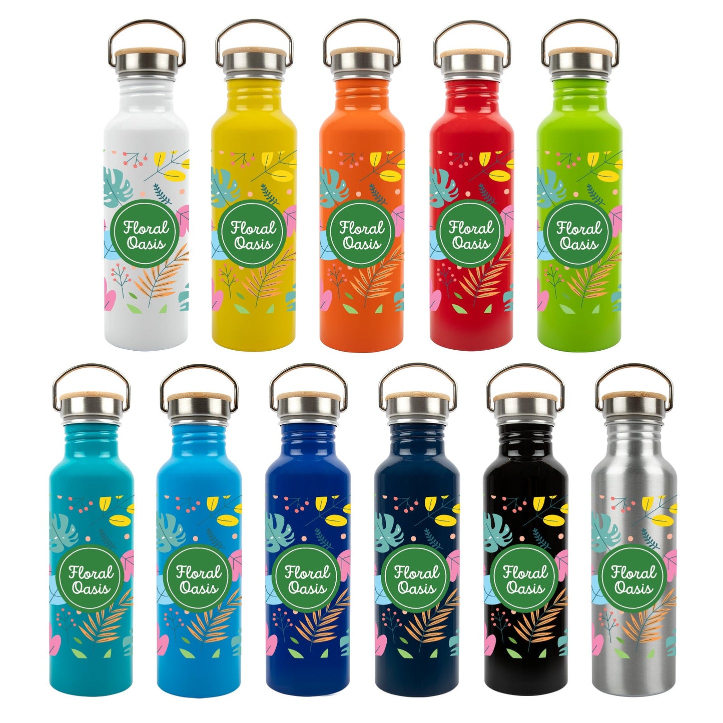 LL6991 Chat Recycled Aluminium Bottle