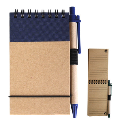 LL8334 Tradie Cardboard Notebook with Pen