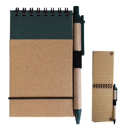 LL8334 Tradie Cardboard Notebook with Pen