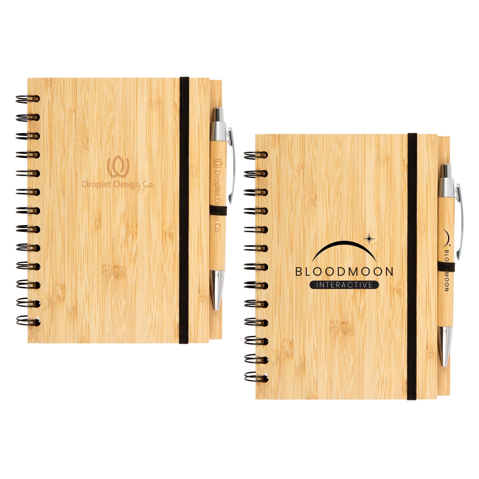 LL9757 Amazon Bamboo Notebook Print Logo | PrintaPromo