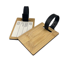 Bamboo Luggage Tag - PrintaPromo