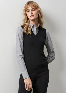 Ladies V-Neck Vest LV3504 - PrintaPromo