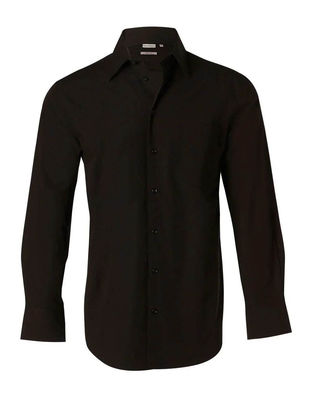 Mens Cotton/Poly Stretch Long Sleeve Shirt M7020L - PrintaPromo