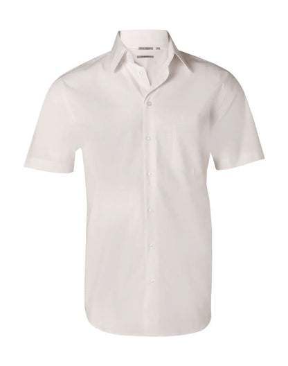 Mens Cotton/Poly Stretch Short Sleeve Shirt M7020S - PrintaPromo
