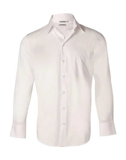Mens Fine Twill Long Sleeve Shirt M7030L - PrintaPromo