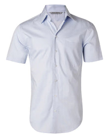 Mens Fine Twill Short Sleeve Shirt M7030S - PrintaPromo