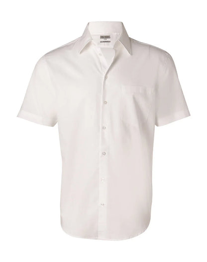 Mens Fine Twill Short Sleeve Shirt M7030S - PrintaPromo