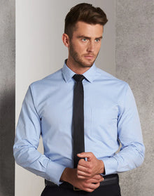 Mens CVC Oxford Long Sleeve Shirt M7040L - PrintaPromo