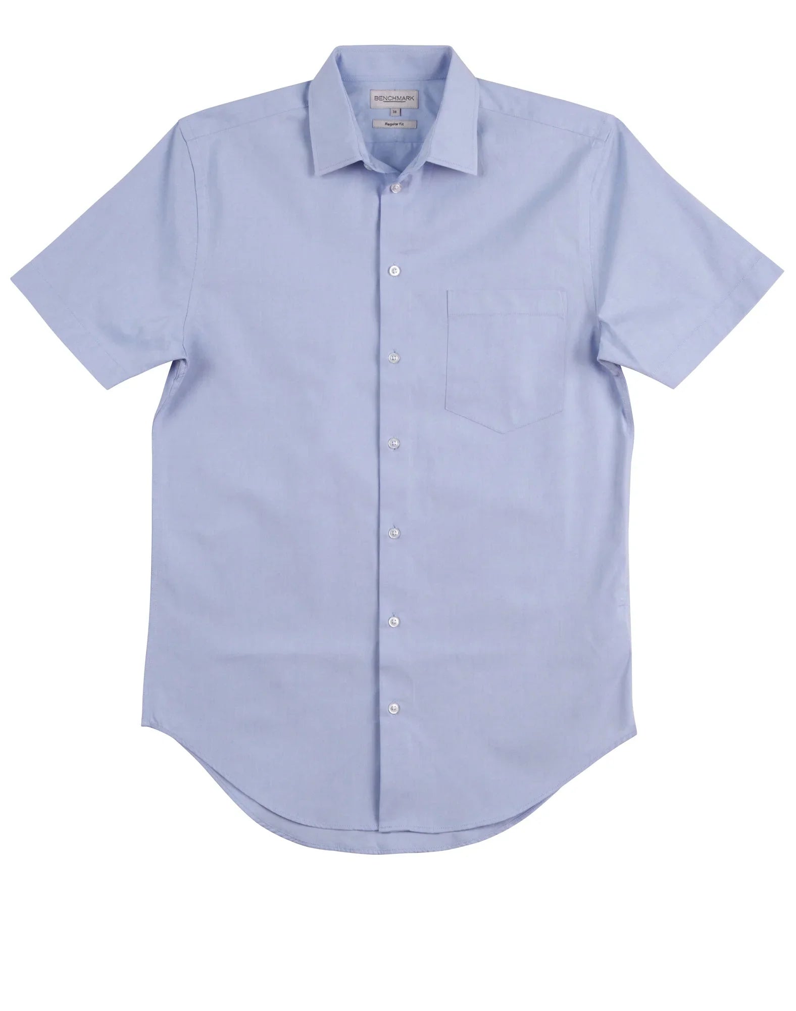 Mens CVC Oxford Short Sleeve Shirt M7040S - PrintaPromo