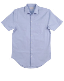 Mens CVC Oxford Short Sleeve Shirt M7040S - PrintaPromo